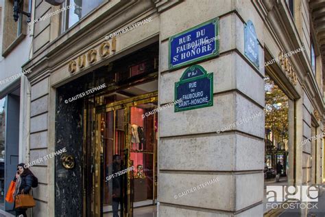 gucci faubourg saint honoré|rue de faubourg saint honore.